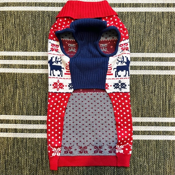 Blueberry Pet Matching Dog and Owner Holiday Sweaters (Set) - Picture 3 of 9